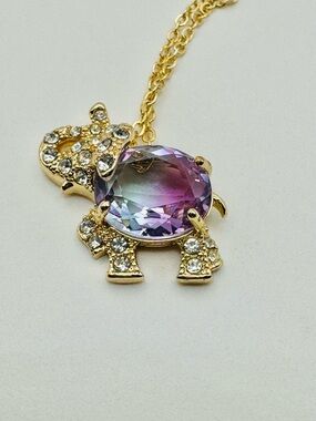 True To Form Elephant Pendant Necklace